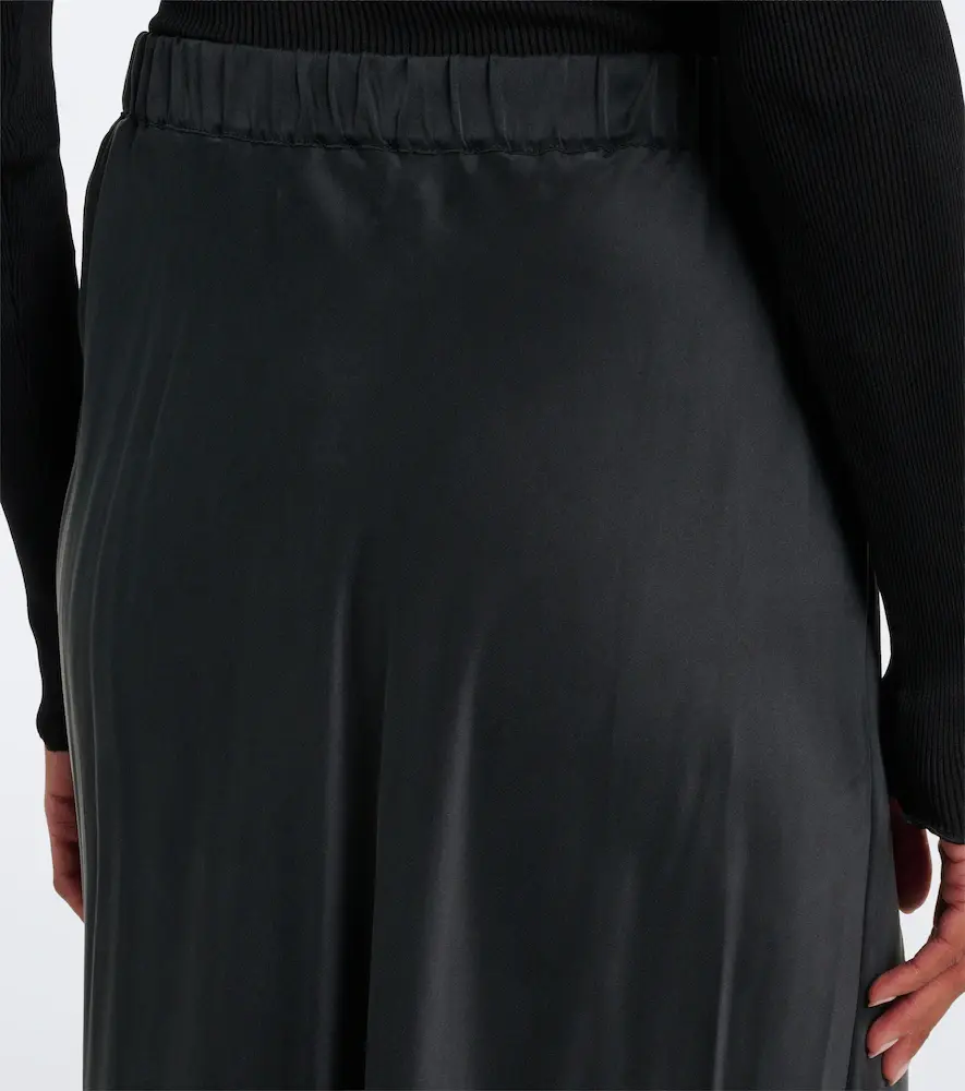 Velvet Kristin lace-trimmed silk maxi skirt | Thumbnail 3 Velvet Kristin lace-trimmed silk maxi skirt | Thumbnail 3