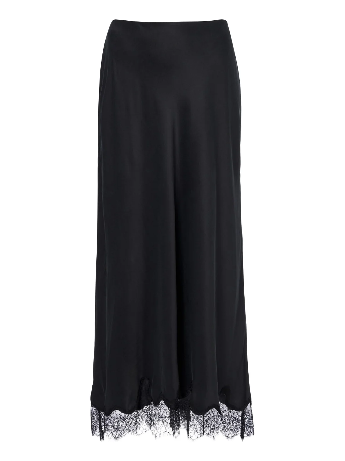 Kristin lace-trimmed silk maxi skirt Kristin lace-trimmed silk maxi skirt