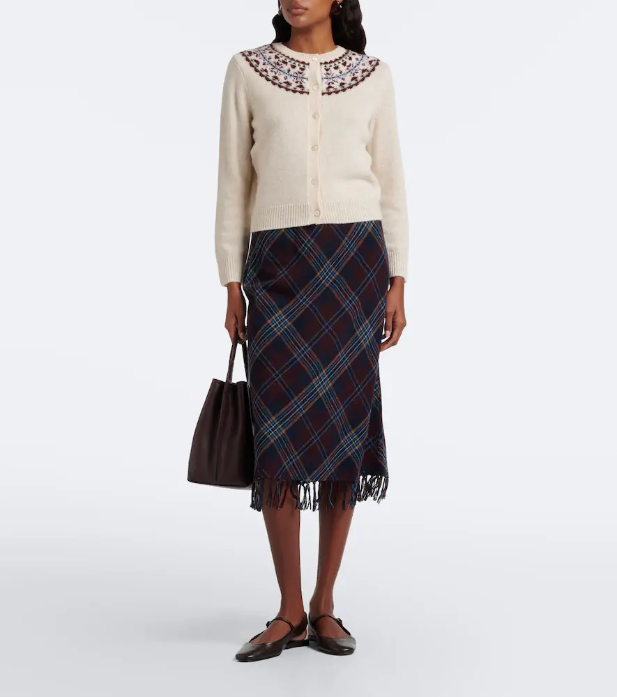 DÔEN Dôen Olympe Fair Isle cashmere cardigan | Thumbnail 2 DÔEN Dôen Olympe Fair Isle cashmere cardigan | Thumbnail 2