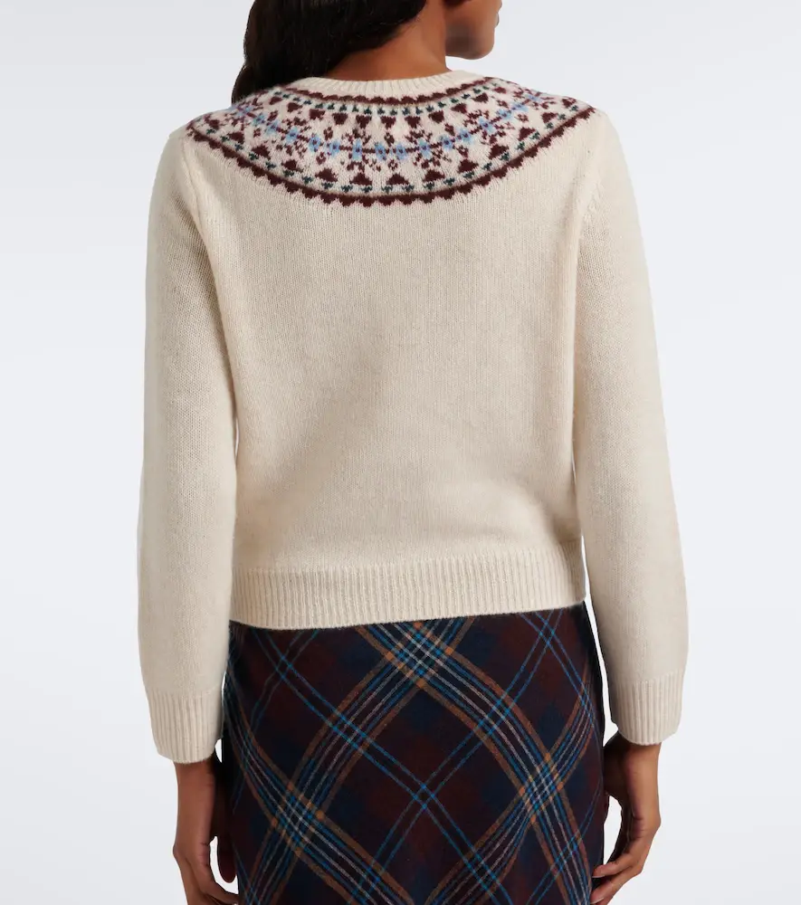 DÔEN Dôen Olympe Fair Isle cashmere cardigan | Thumbnail 6 DÔEN Dôen Olympe Fair Isle cashmere cardigan | Thumbnail 6