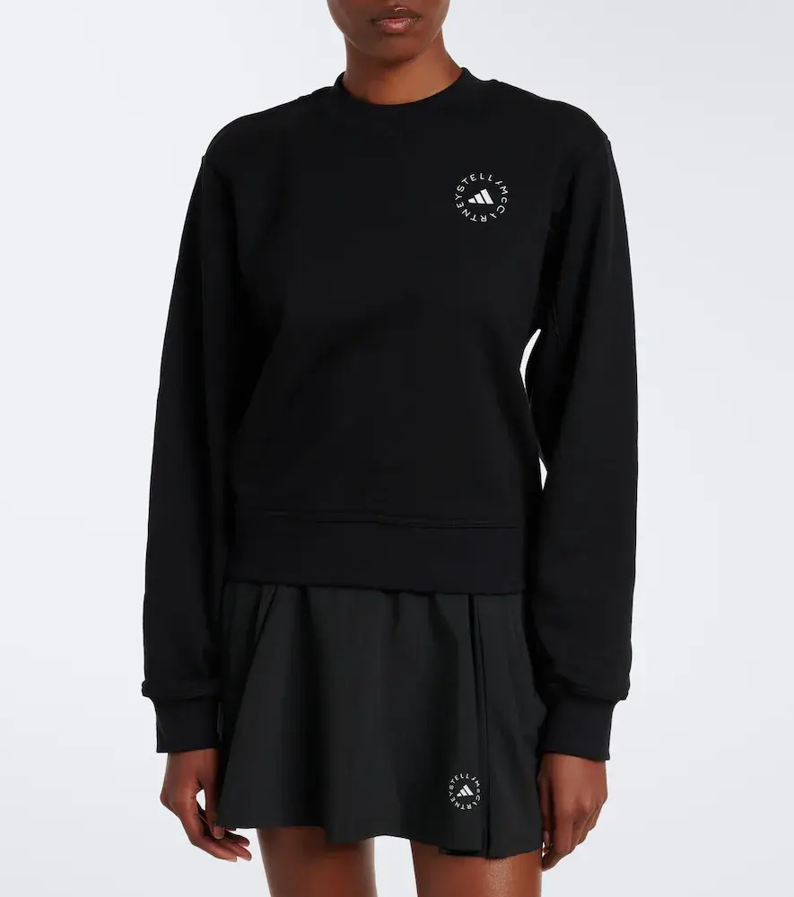 adidas by Stella McCartney Logo cotton jersey sweatshirt | Thumbnail 5 adidas by Stella McCartney Logo cotton jersey sweatshirt | Thumbnail 5