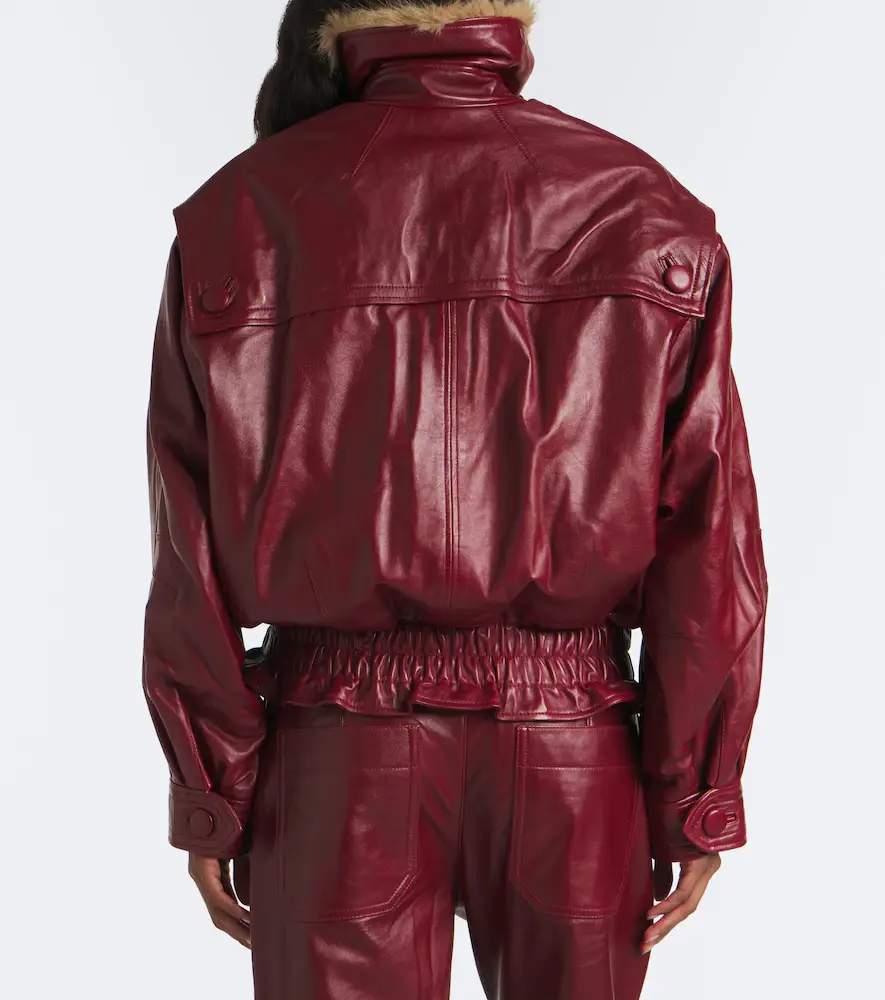 Isabel Marant Valina leather jacket | Thumbnail 2