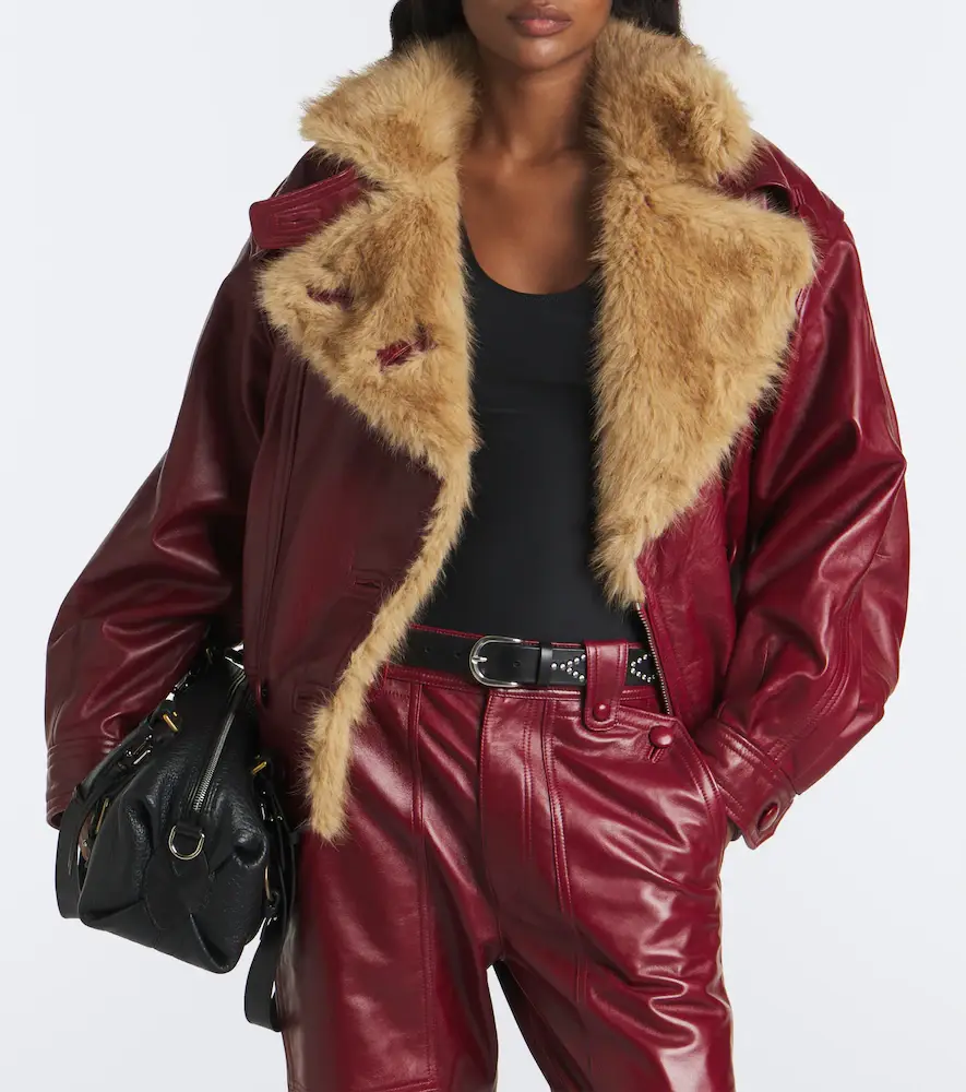 Isabel Marant Valina leather jacket | Thumbnail 3