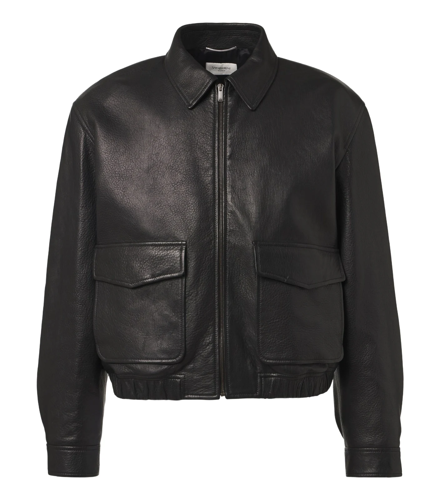 Saint Laurent Leather blouson jacket