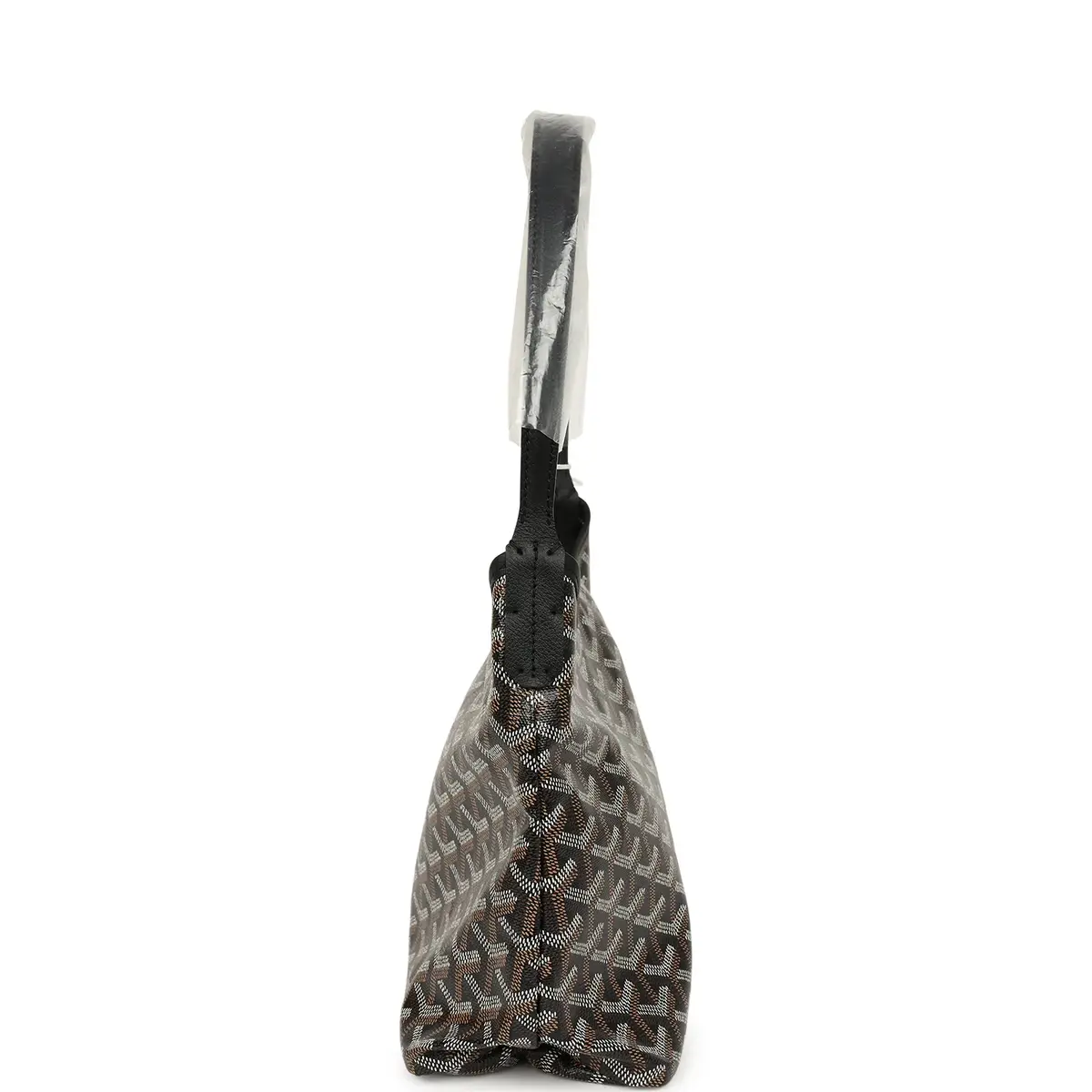 goyard Goyard Goyardine Black Boheme Mini Hobo Bag Palladium Hardware | Thumbnail 3