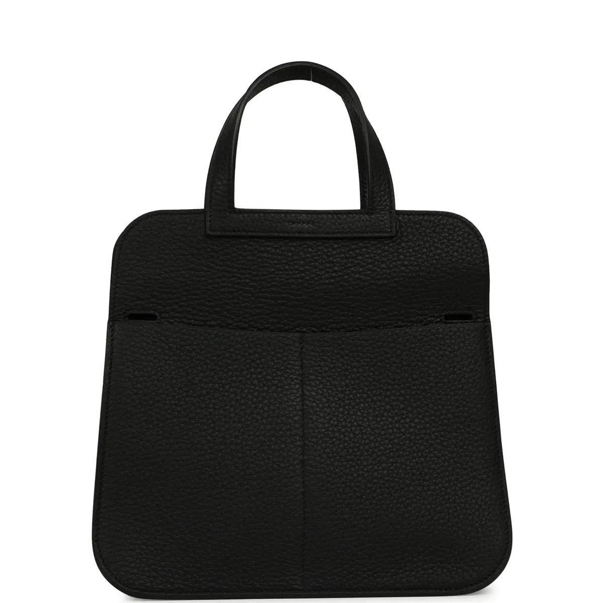 HERMÈS Hermes Halzan 25 Black Clemence Palladium Hardware | Thumbnail 11