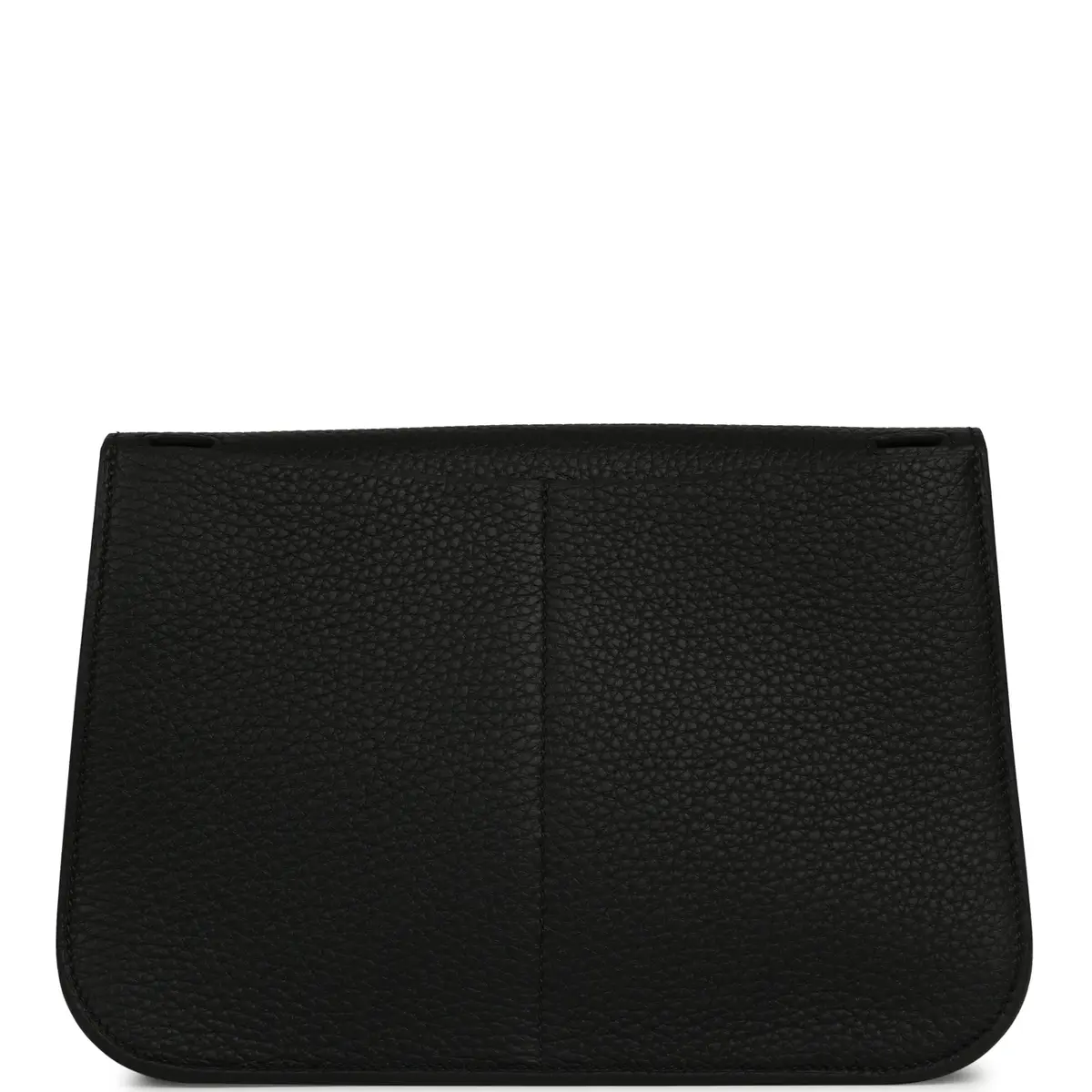 HERMÈS Hermes Halzan 25 Black Clemence Palladium Hardware | Thumbnail 5
