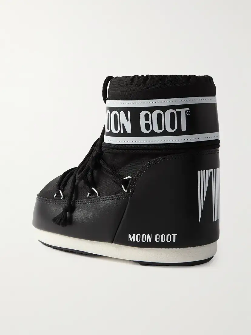 Moon Boot Icon Low Shell And Faux Leather Snow Boots | Thumbnail 3 Moon Boot Icon Low Shell And Faux Leather Snow Boots | Thumbnail 3