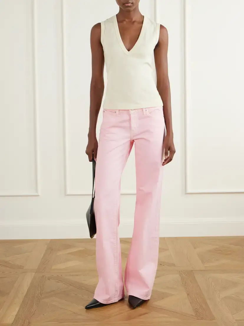 Frame The Gray Regenerative Low-rise Wide-leg Jeans | Thumbnail 2 Frame The Gray Regenerative Low-rise Wide-leg Jeans | Thumbnail 2