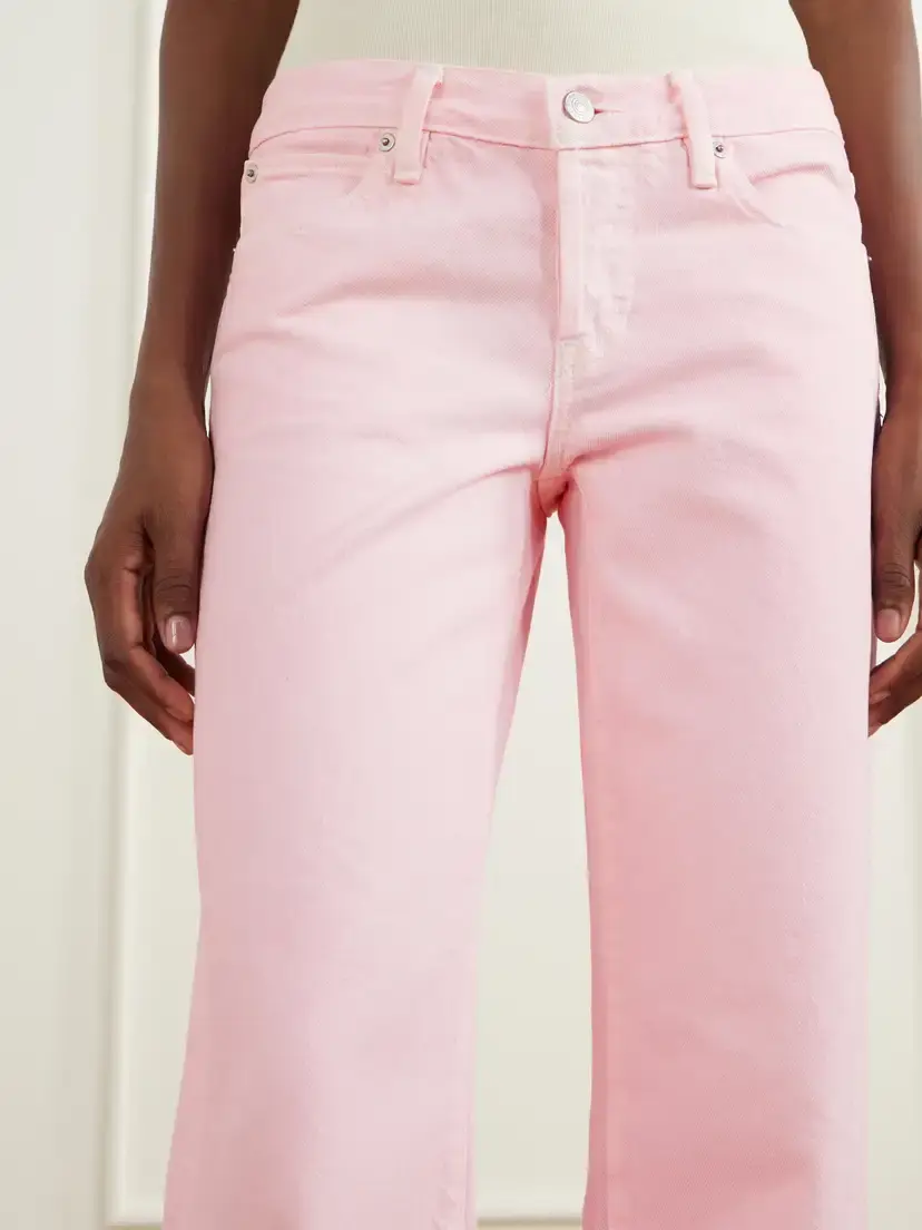 Frame The Gray Regenerative Low-rise Wide-leg Jeans | Thumbnail 5 Frame The Gray Regenerative Low-rise Wide-leg Jeans | Thumbnail 5