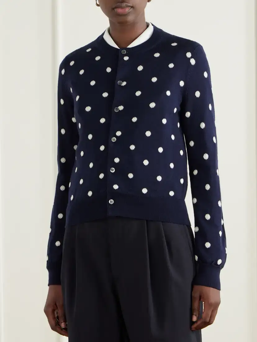 Comme des Garçons GIRL Polka-dot Wool Cardigan | Thumbnail 3 Comme des Garçons GIRL Polka-dot Wool Cardigan | Thumbnail 3