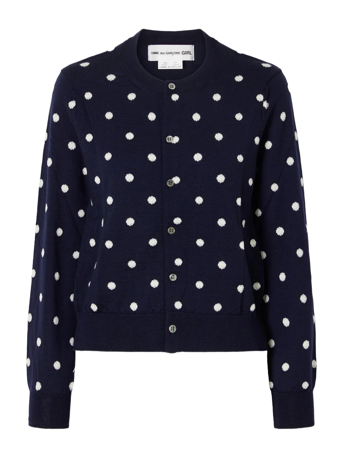 Polka-dot Wool Cardigan Polka-dot Wool Cardigan
