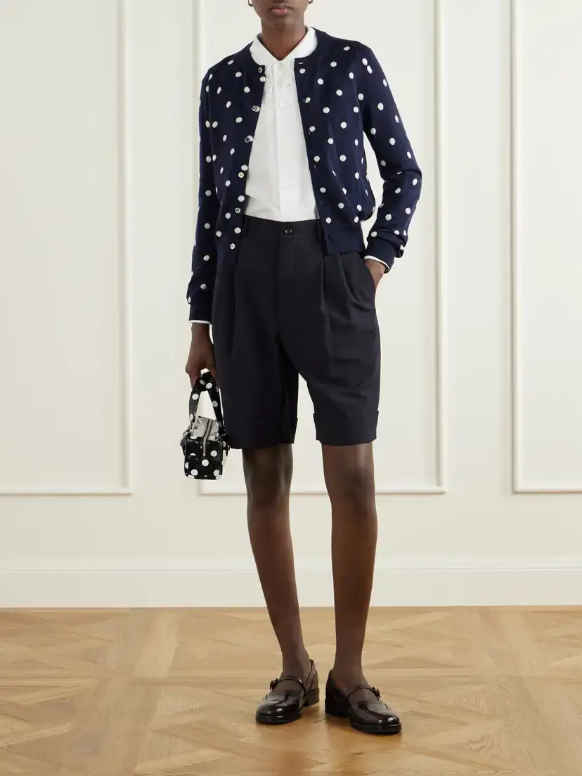 Comme des Garçons GIRL Pleated Wool Shorts | Thumbnail 2 Comme des Garçons GIRL Pleated Wool Shorts | Thumbnail 2