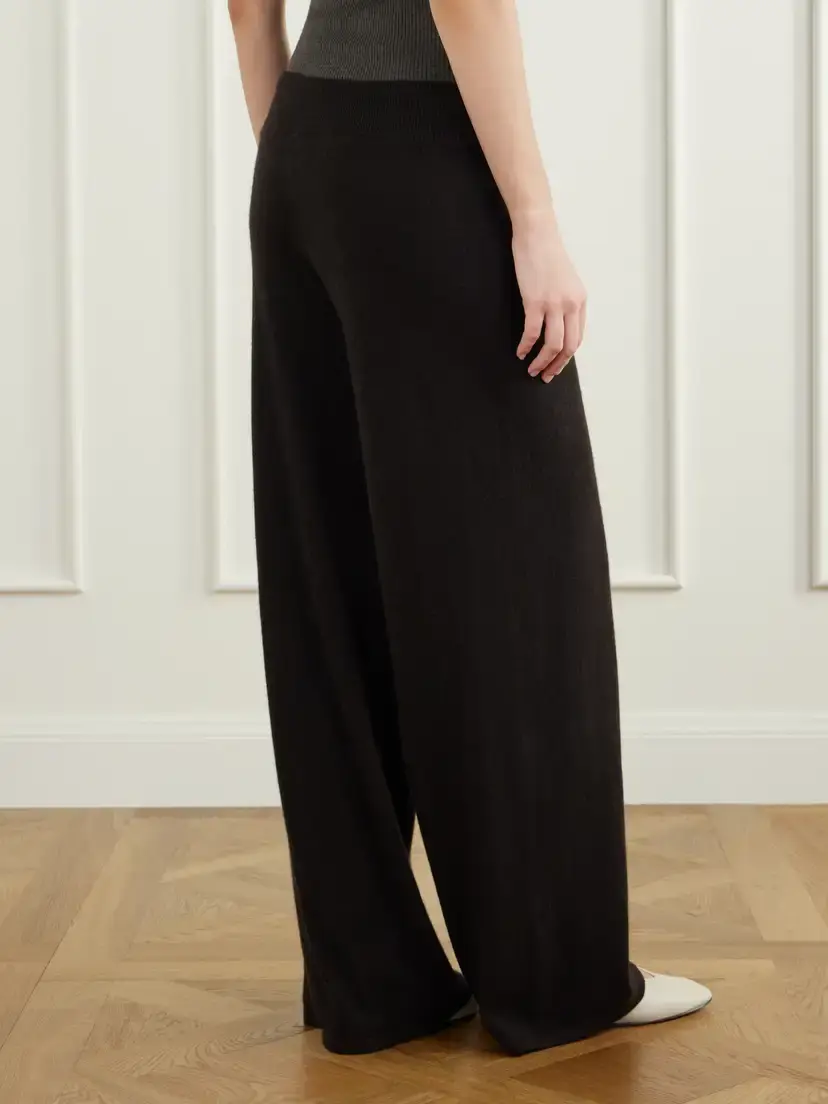 Lisa Yang Sofi Cashmere Wide-leg Pants | Thumbnail 4 Lisa Yang Sofi Cashmere Wide-leg Pants | Thumbnail 4