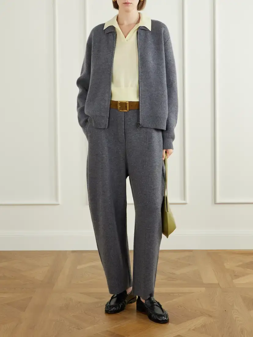 Lisa Yang Wrenda Cashmere Barrel-leg Pants | Thumbnail 2 Lisa Yang Wrenda Cashmere Barrel-leg Pants | Thumbnail 2