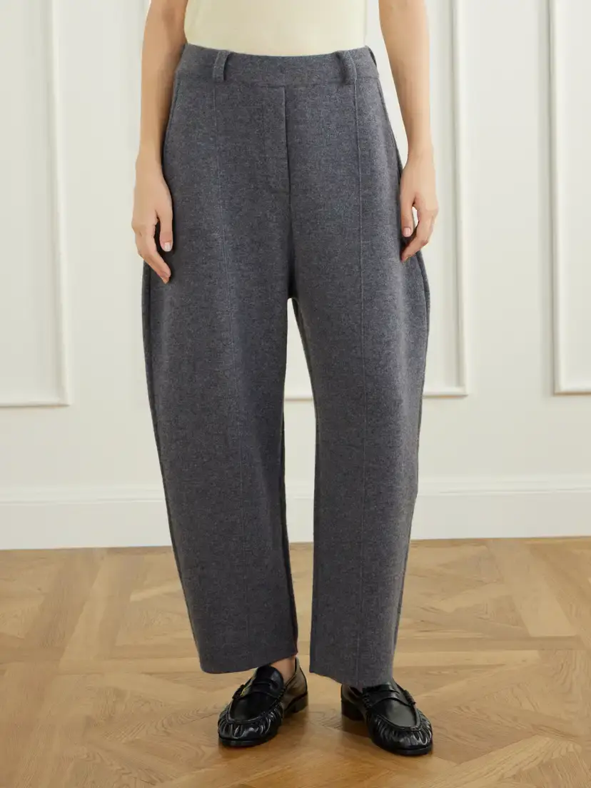 Lisa Yang Wrenda Cashmere Barrel-leg Pants | Thumbnail 3 Lisa Yang Wrenda Cashmere Barrel-leg Pants | Thumbnail 3