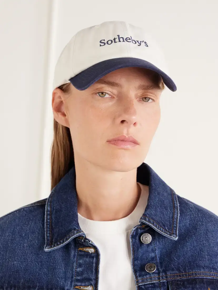 Frame + Sotheby's Embroidered Cotton-twill Cap | Thumbnail 2 Frame + Sotheby's Embroidered Cotton-twill Cap | Thumbnail 2