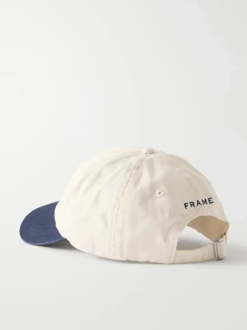 Frame + Sotheby's Embroidered Cotton-twill Cap | Thumbnail 3 Frame + Sotheby's Embroidered Cotton-twill Cap | Thumbnail 3