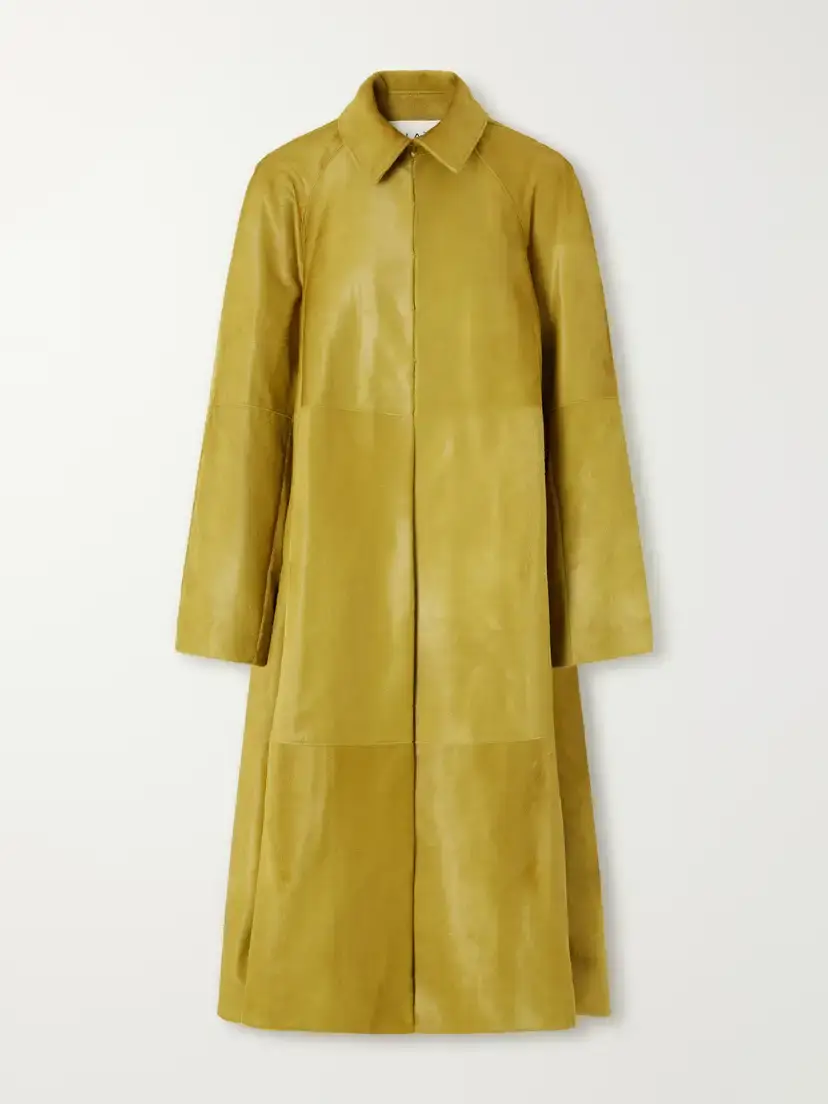 Alaïa Paneled Calf Hair Trench Coat | Thumbnail 2