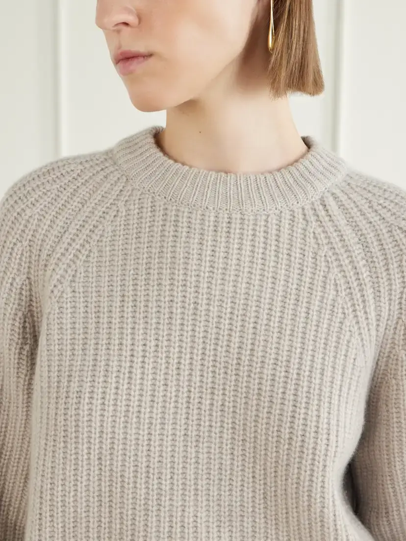Lisa Yang Miki Ribbed Cashmere Sweater | Thumbnail 5 Lisa Yang Miki Ribbed Cashmere Sweater | Thumbnail 5