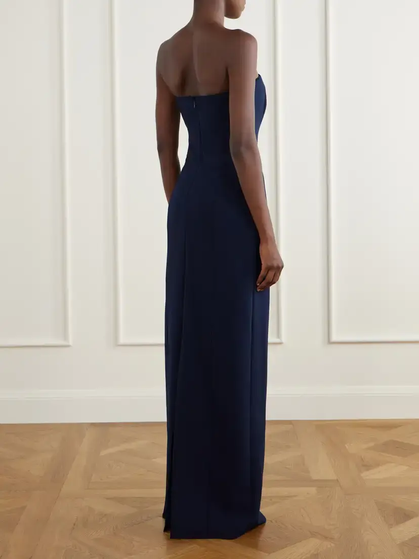 Jenny Packham Estelle Crepe Gown | Thumbnail 4 Jenny Packham Estelle Crepe Gown | Thumbnail 4