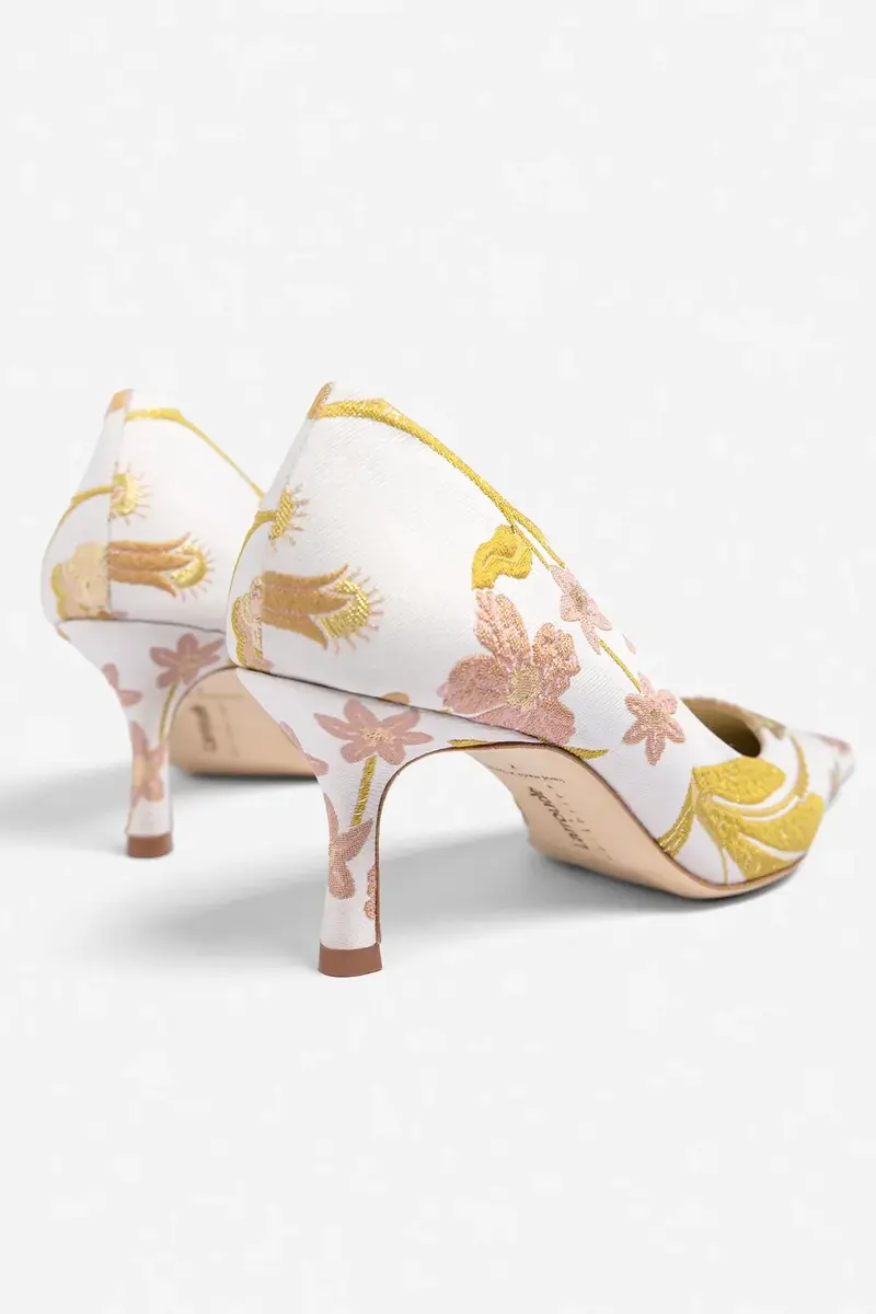 Markarian Larroudé by Markarian: Pump Mist Floral Brocade | Thumbnail 3 Markarian Larroudé by Markarian: Pump Mist Floral Brocade | Thumbnail 3