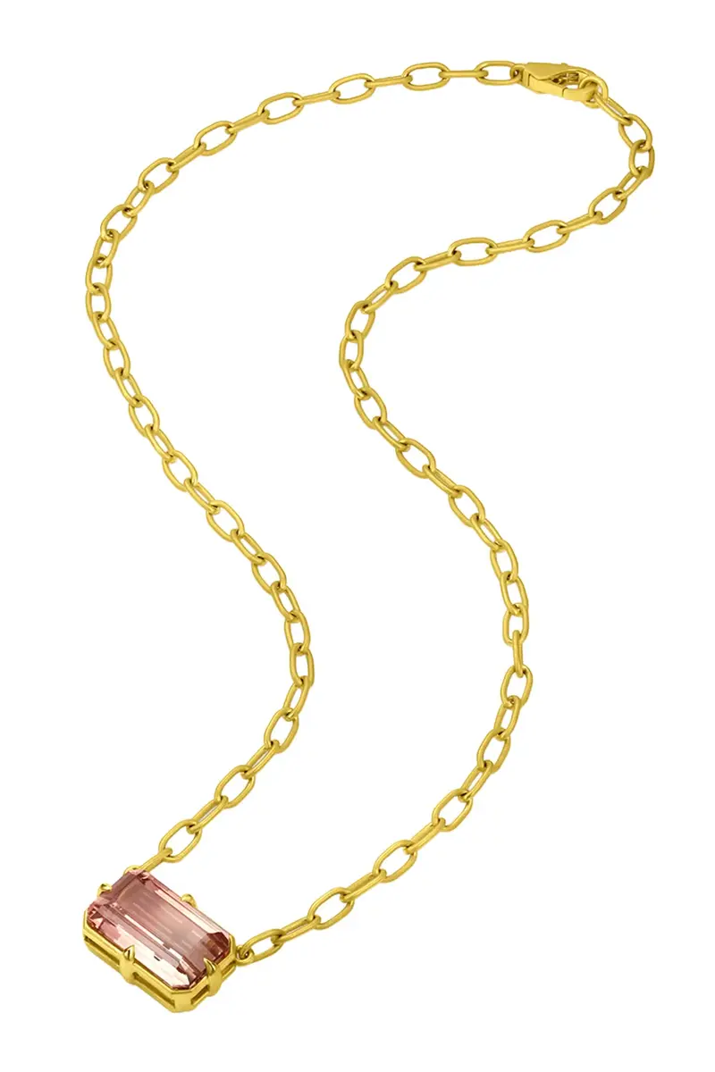 LEIGH MAXWELL Bi-Color Tourmaline Pendant Necklace | Thumbnail 3 LEIGH MAXWELL Bi-Color Tourmaline Pendant Necklace | Thumbnail 3