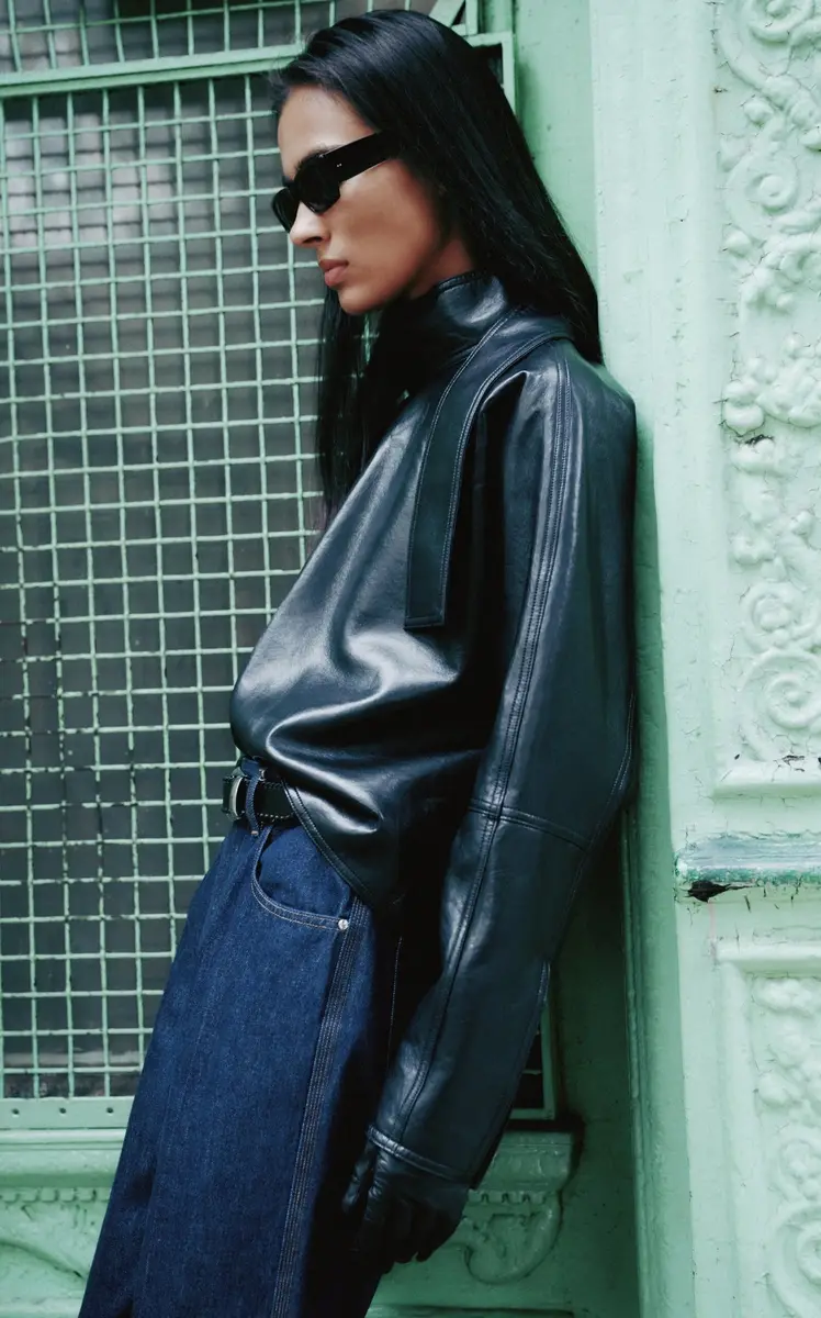 AGOLDE Kembra Leather Top | Thumbnail 2 AGOLDE Kembra Leather Top | Thumbnail 2