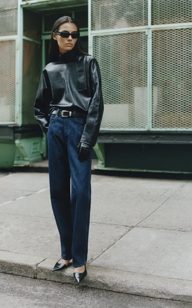 AGOLDE Kembra Leather Top | Thumbnail 3 AGOLDE Kembra Leather Top | Thumbnail 3