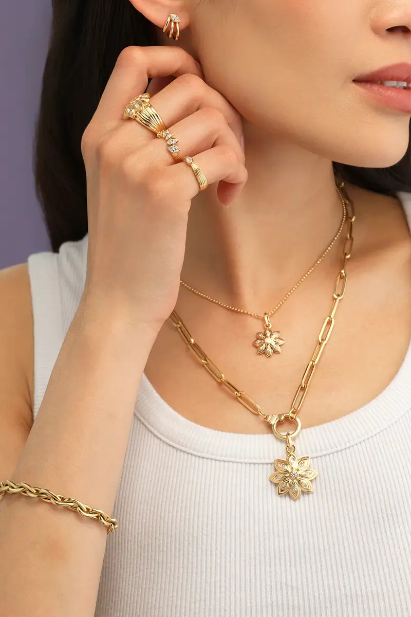 Sorellina Diamond Paperclip Chain Necklace | Thumbnail 3 Sorellina Diamond Paperclip Chain Necklace | Thumbnail 3