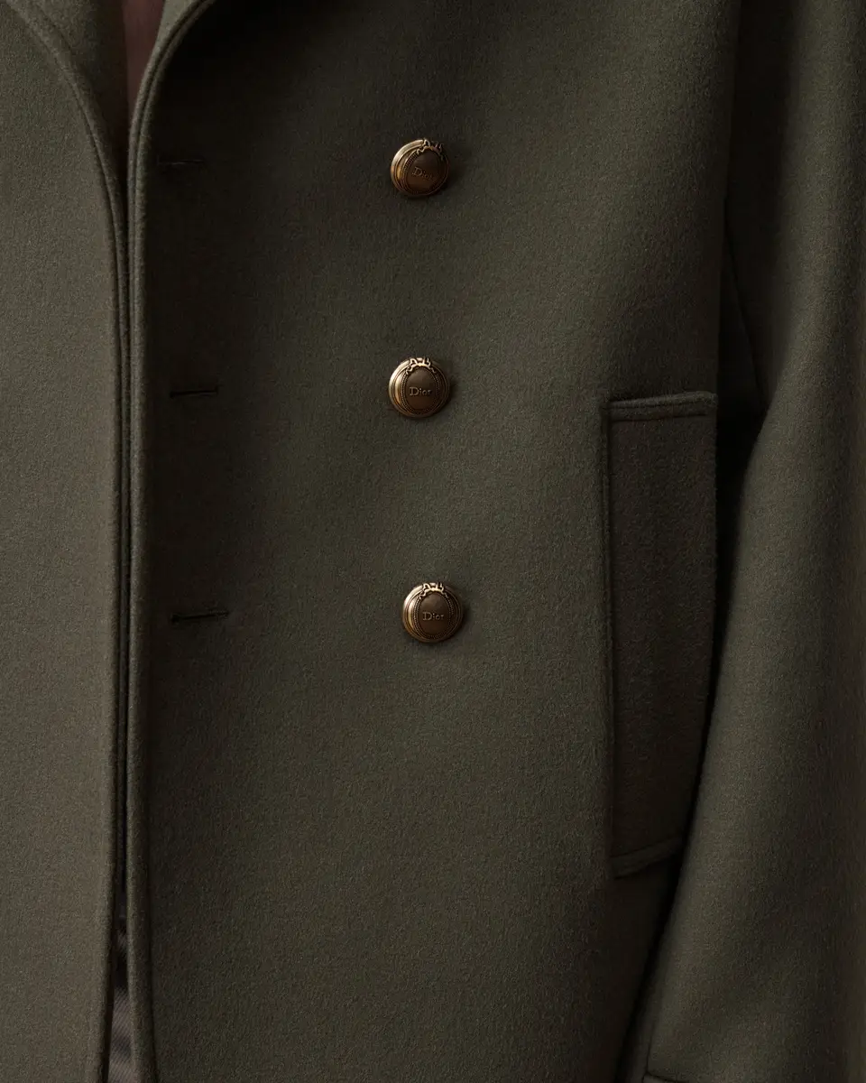 Dior Peacoat with Removable Collar | Thumbnail 5