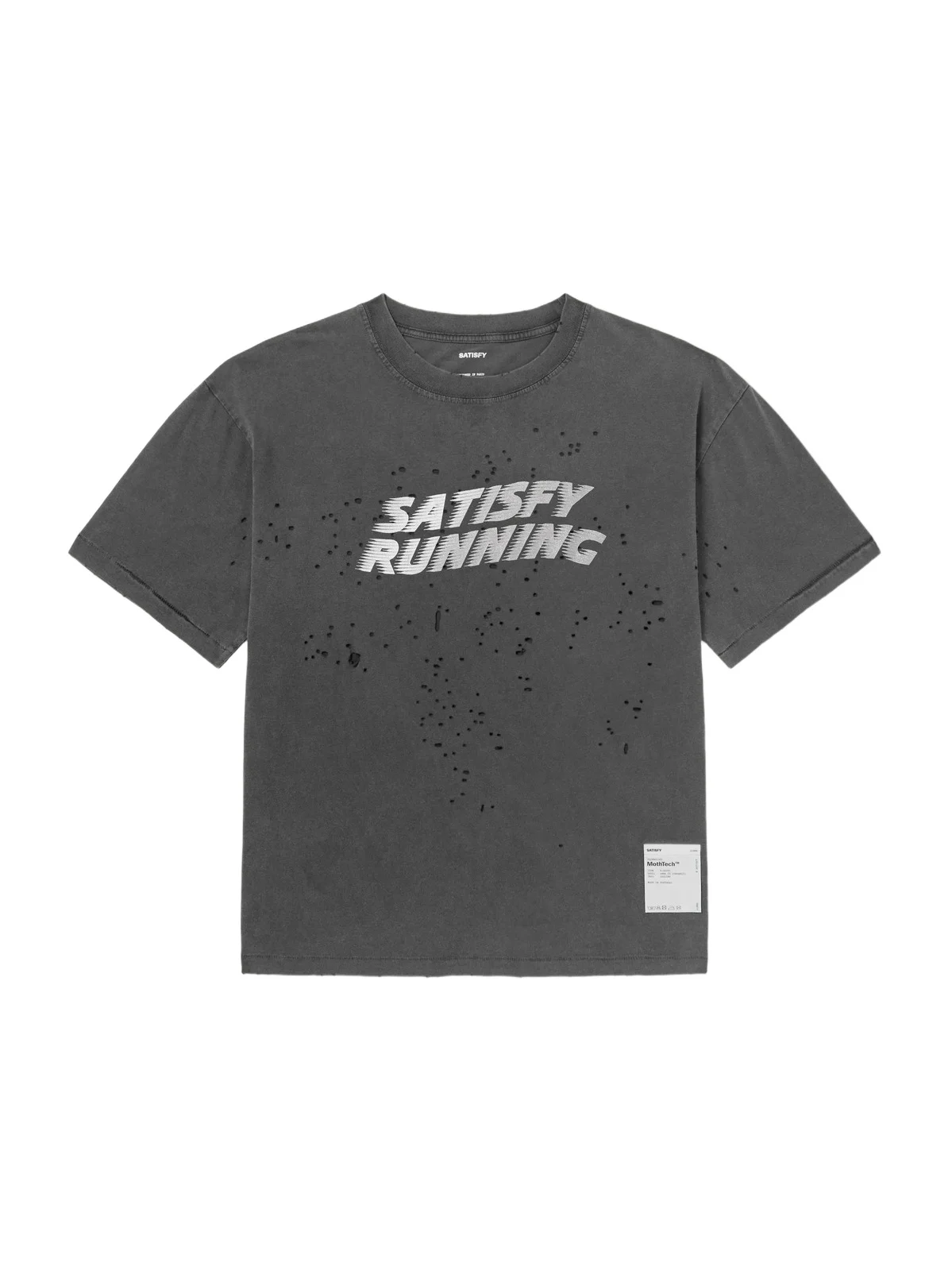 Logo-Print Distressed MothTech™ Cotton-Jersey T-Shirt - Men