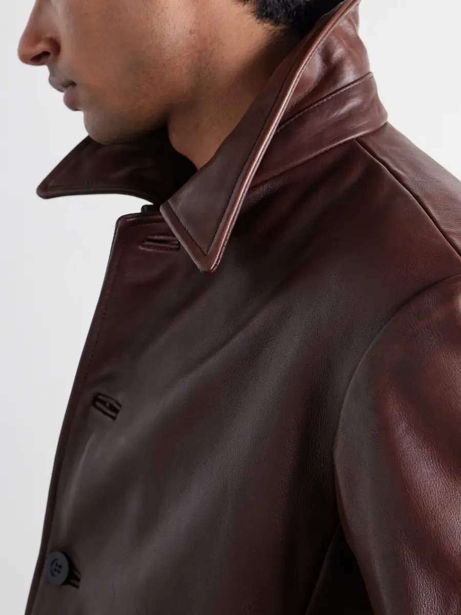 Studio Nicholson Leather Jacket - Men | Thumbnail 5