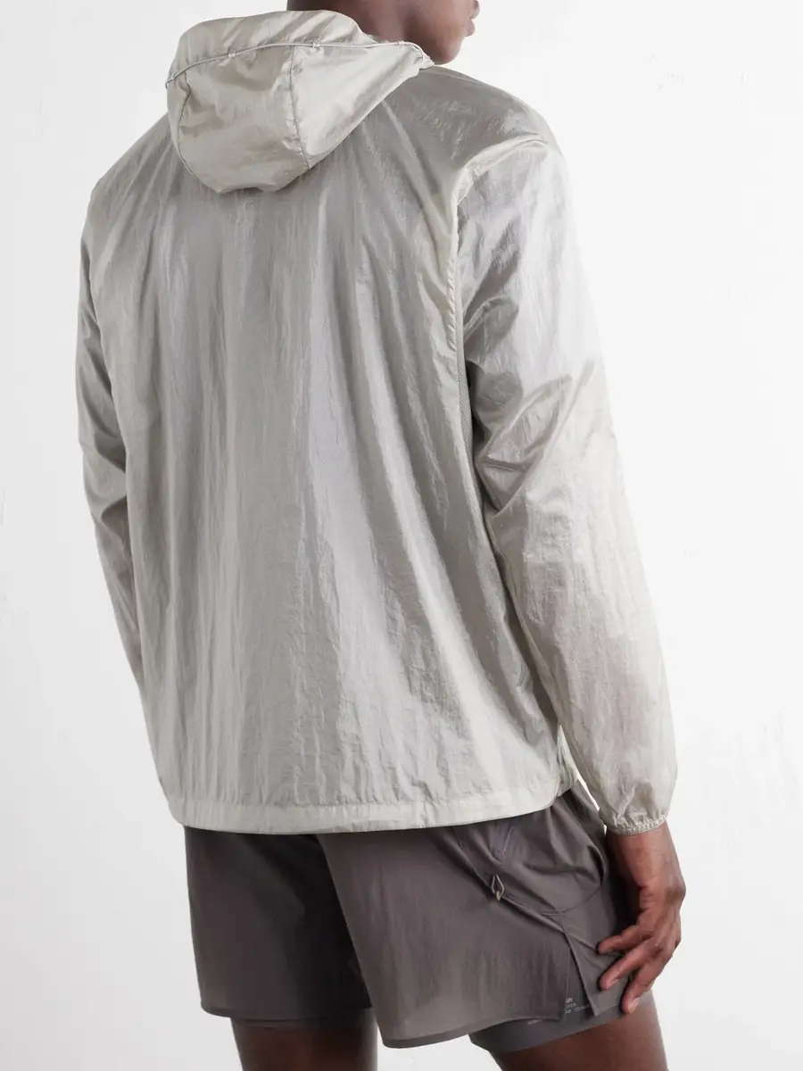 Satisfy Logo-Appliquéd Rippy™ Ripstop-Panelled Pertex® Diamond Fuse Hooded Jacket - Men | Thumbnail 4