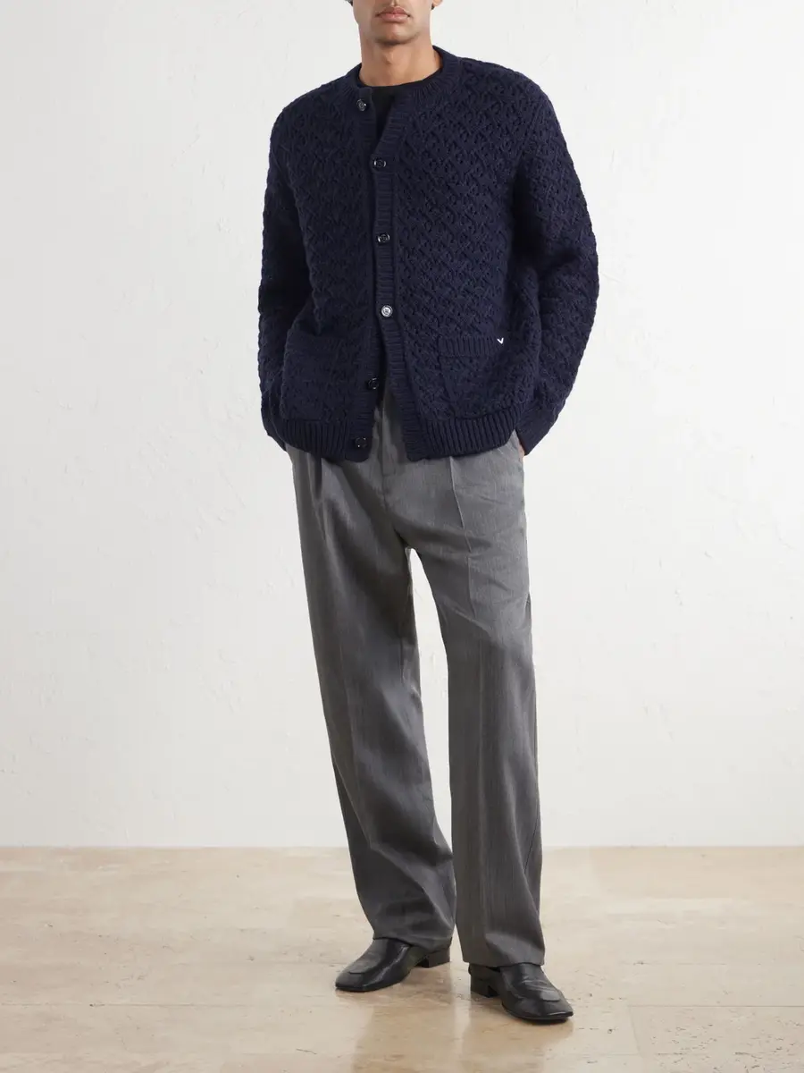 Valentino Garavani Wool and Cashmere-Blend Cardigan - Men | Thumbnail 2 Valentino Garavani Wool and Cashmere-Blend Cardigan - Men | Thumbnail 2