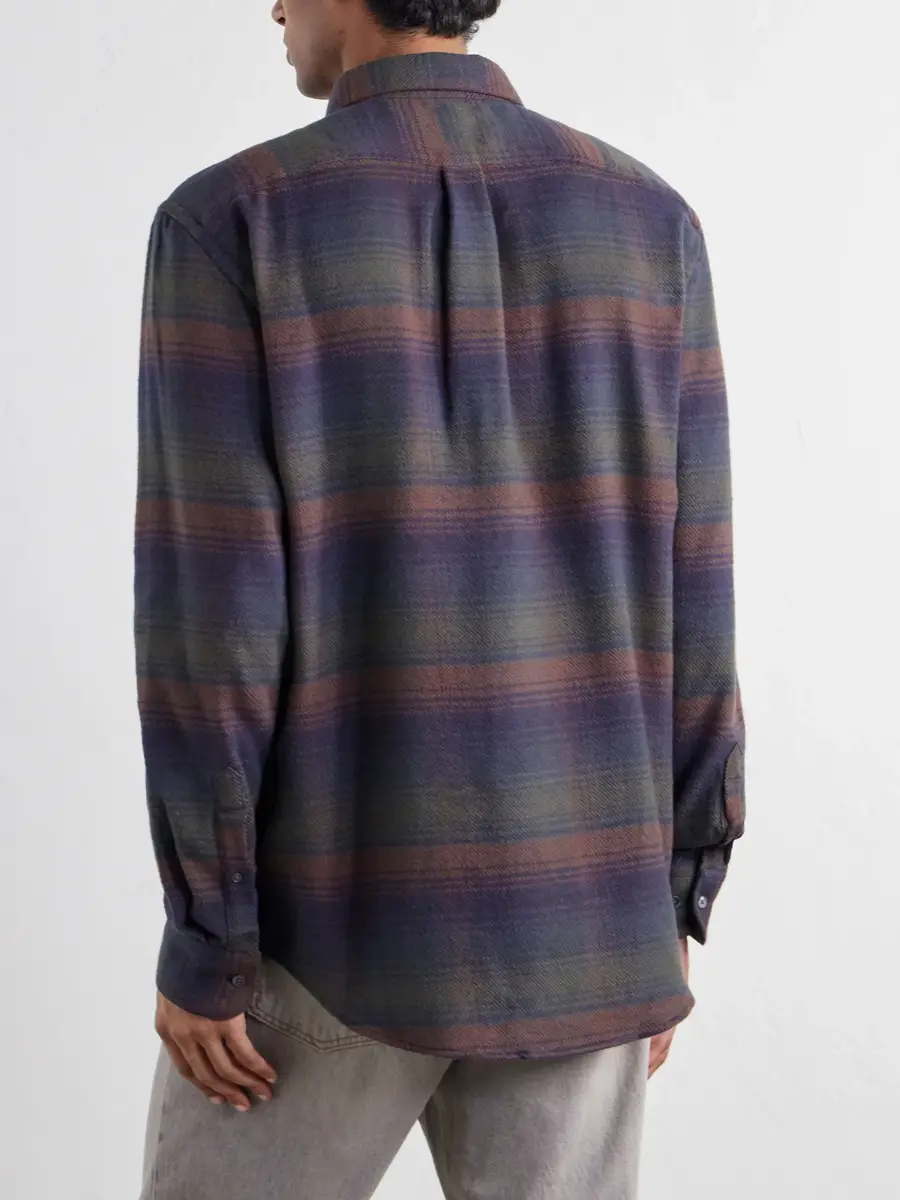 Portuguese Flannel Old Pine Checked Cotton-Flannel Shirt - Men | Thumbnail 4