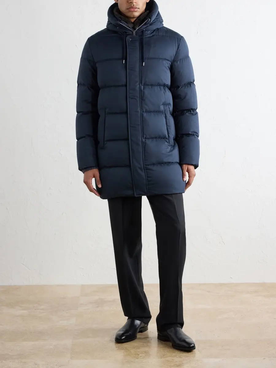 HERNO Arendelle Quilted Shell Hooded Down Jacket - Men | Thumbnail 3