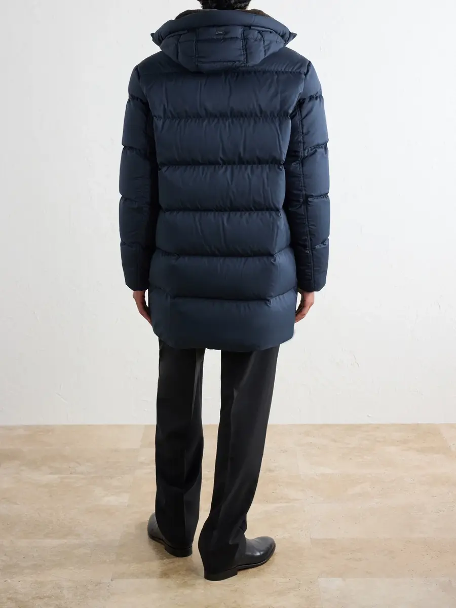 HERNO Arendelle Quilted Shell Hooded Down Jacket - Men | Thumbnail 4