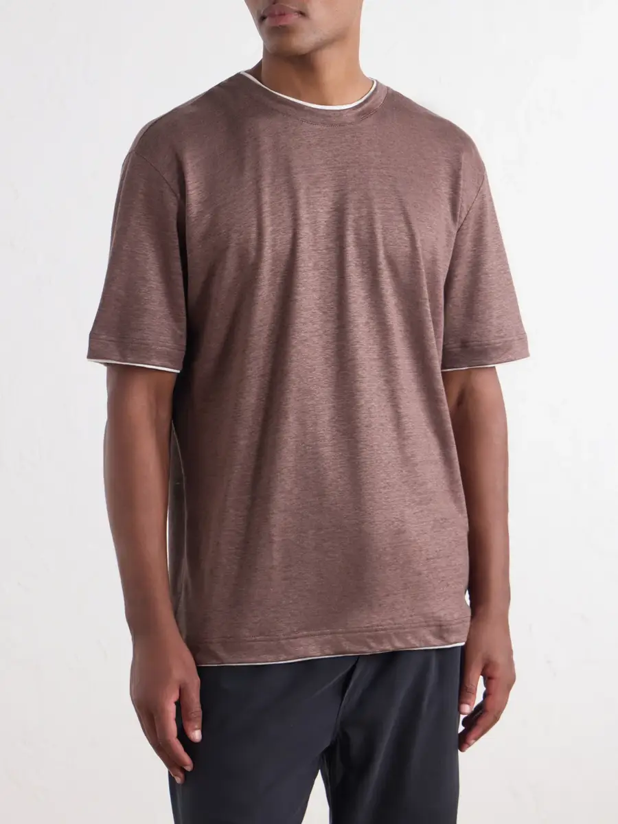 ELEVENTY Linen T-Shirt - Men | Thumbnail 3