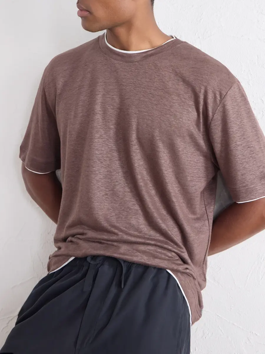 ELEVENTY Linen T-Shirt - Men | Thumbnail 5