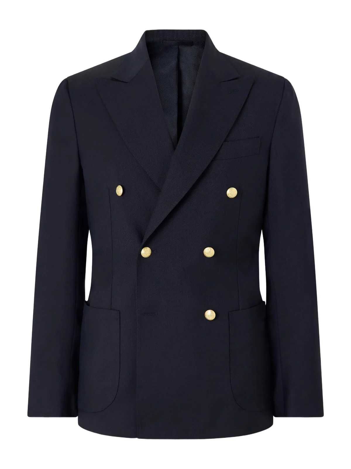 Vesuvio Double-Breasted Wool-Twill Suit Jacket - Men
