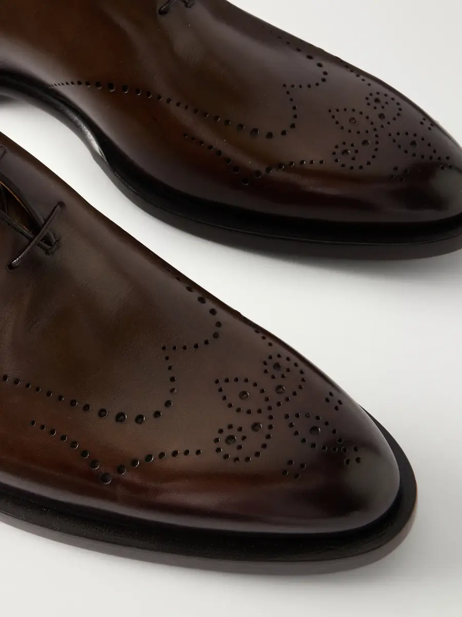 Berluti Alessandro Ajoure Leather Oxford Shoes - Men | Thumbnail 5 Berluti Alessandro Ajoure Leather Oxford Shoes - Men | Thumbnail 5