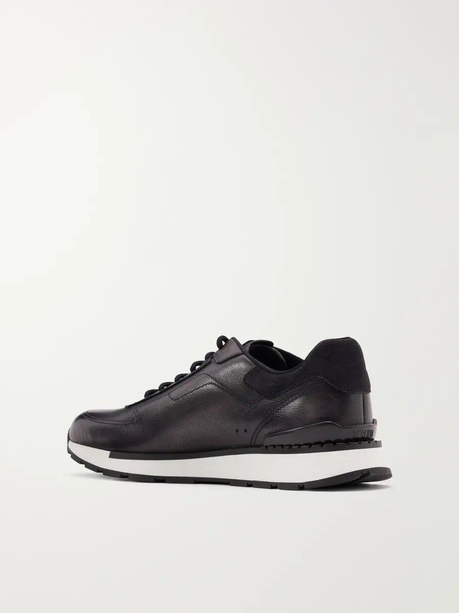 Berluti Fast Track Suede-Trimmed Full-Grain Venezia Softy Leather Sneakers - Men | Thumbnail 4 Berluti Fast Track Suede-Trimmed Full-Grain Venezia Softy Leather Sneakers - Men | Thumbnail 4