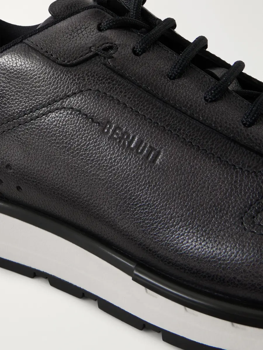 Berluti Fast Track Suede-Trimmed Full-Grain Venezia Softy Leather Sneakers - Men | Thumbnail 5 Berluti Fast Track Suede-Trimmed Full-Grain Venezia Softy Leather Sneakers - Men | Thumbnail 5