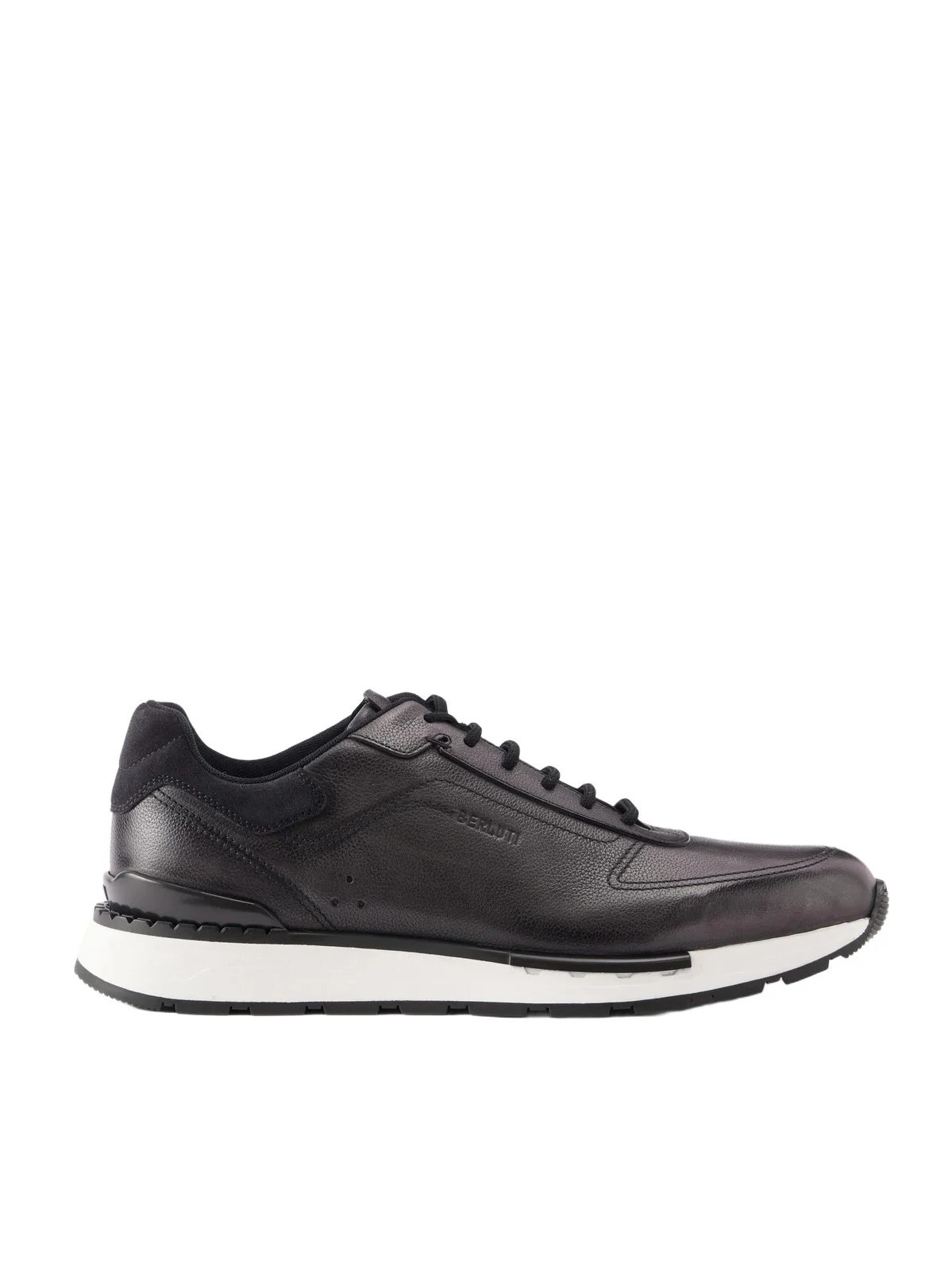 Berluti Fast Track Suede-Trimmed Full-Grain Venezia Softy Leather Sneakers - Men