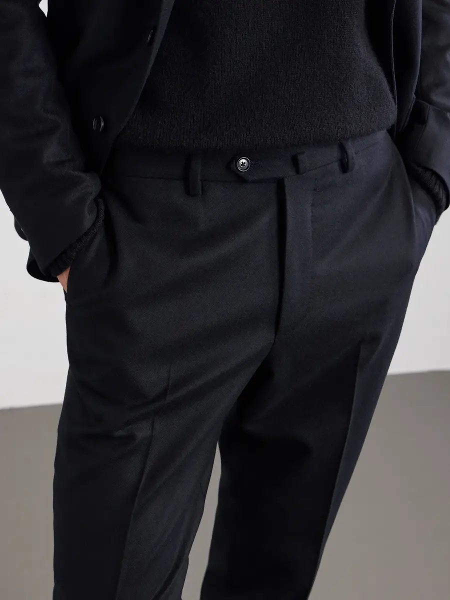 De Petrillo Straight-Leg Wool and Cashmere-Blend Suit Trousers - Men | Thumbnail 5