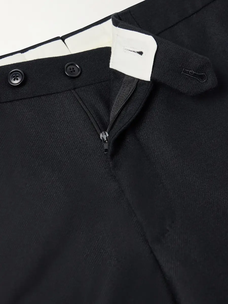 De Petrillo Straight-Leg Wool and Cashmere-Blend Suit Trousers - Men | Thumbnail 6