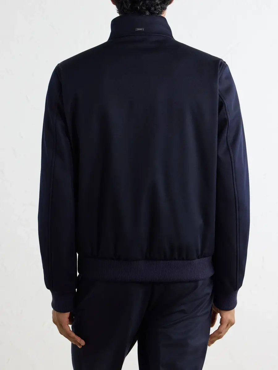 HERNO Virgin Wool-Twill Bomber Jacket - Men | Thumbnail 4 HERNO Virgin Wool-Twill Bomber Jacket - Men | Thumbnail 4