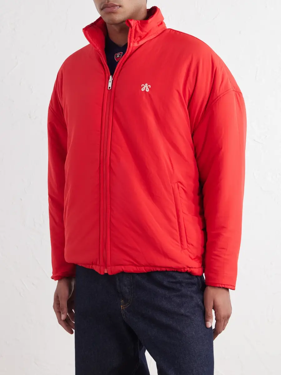 Willy Chavarria Logo-Appliquéd Fleece Jacket - Men | Thumbnail 6 Willy Chavarria Logo-Appliquéd Fleece Jacket - Men | Thumbnail 6