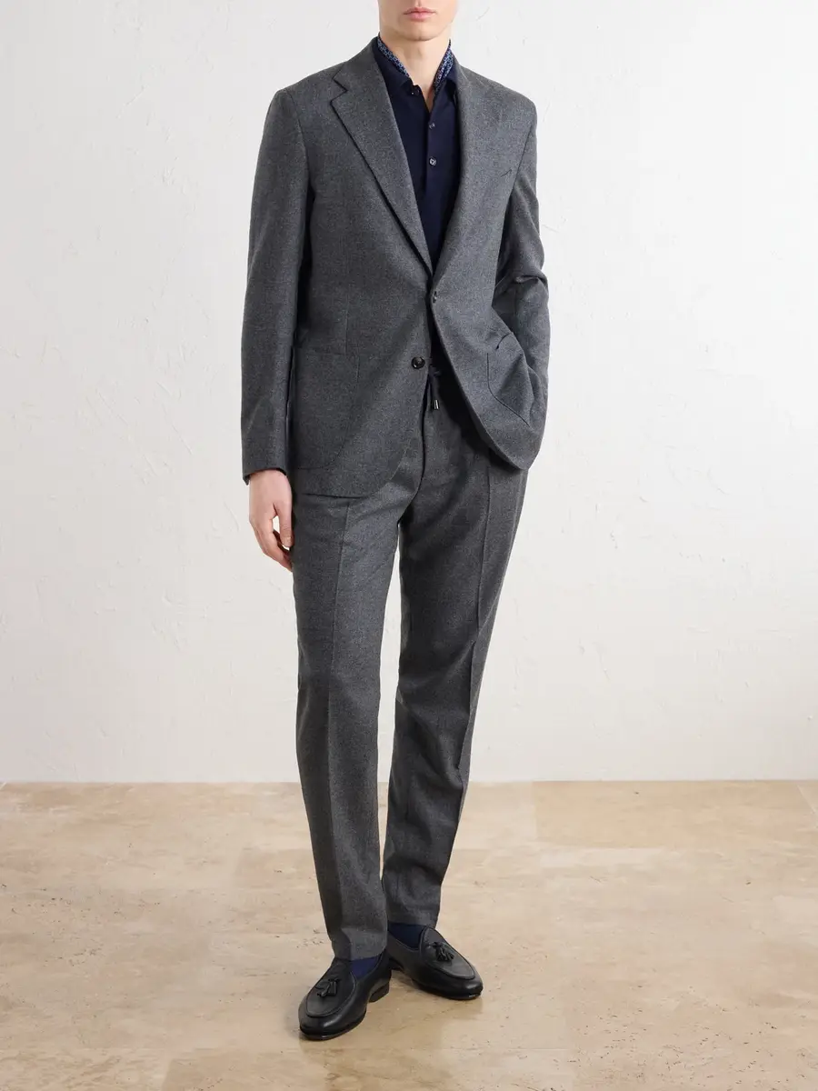 De Petrillo Posillipo Wool and Cashmere-Blend Suit Jacket - Men | Thumbnail 2 De Petrillo Posillipo Wool and Cashmere-Blend Suit Jacket - Men | Thumbnail 2